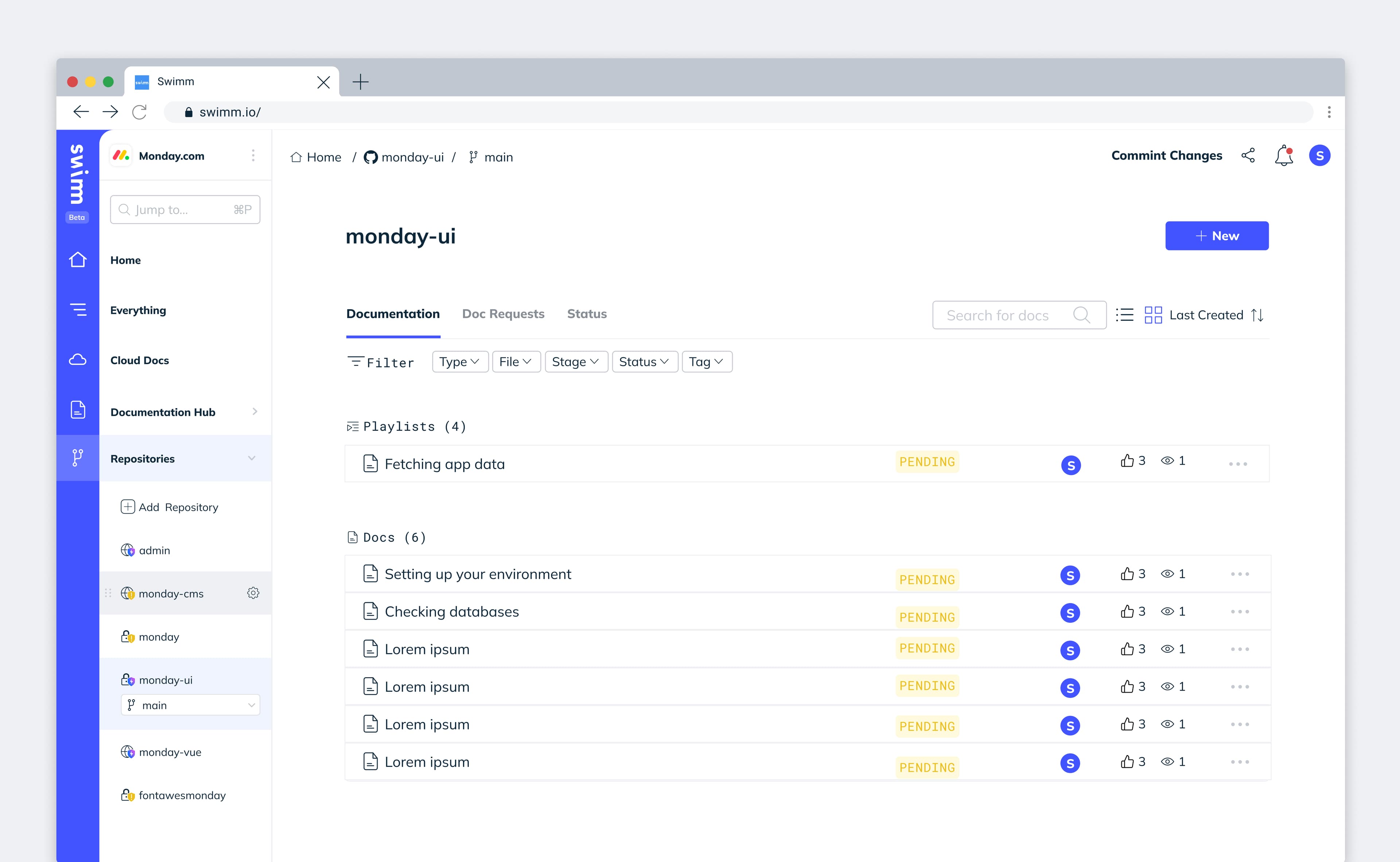 Image of Swimm Tagging & Filtering